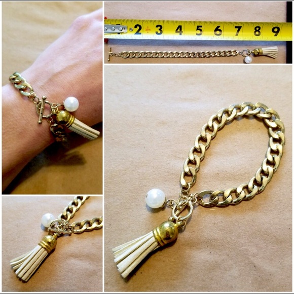 Preppy Classic Link Bracelet, Clueless, Y2K, Wedding Guest, Cocktail Party - Picture 2 of 2